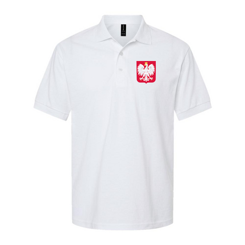 Men's Poland National Soccer Team Dry Blend Polo