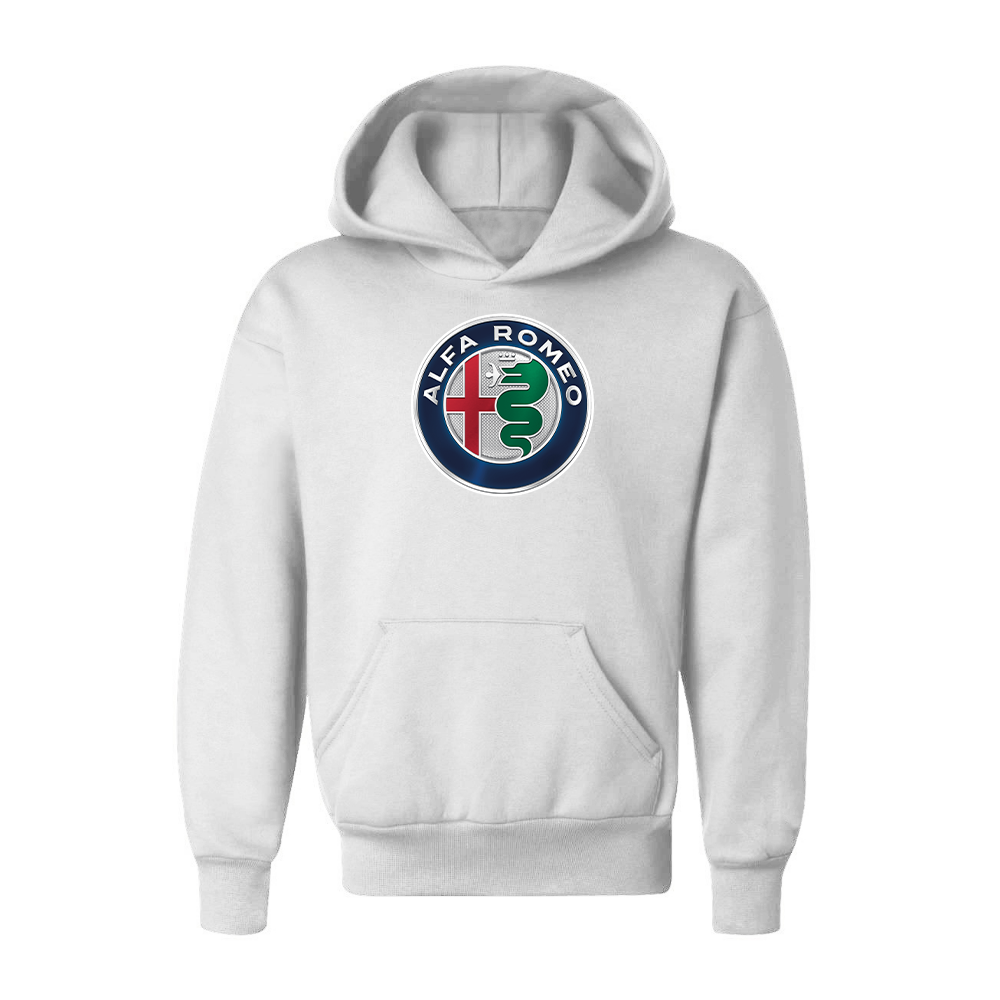 Youth Kids Alfa Romeo Car Pullover Hoodie