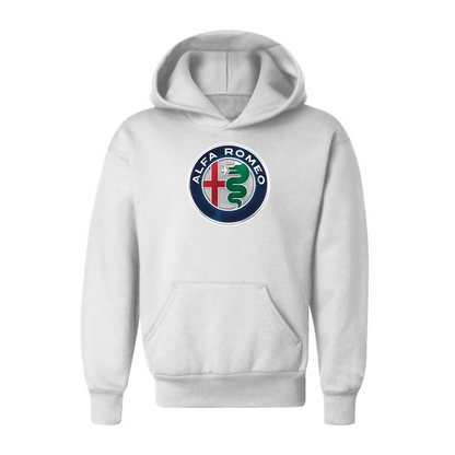 Youth Kids Alfa Romeo Car Pullover Hoodie