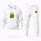Men's Argentina National Soccer Team Logo Hoodie Joggers Set