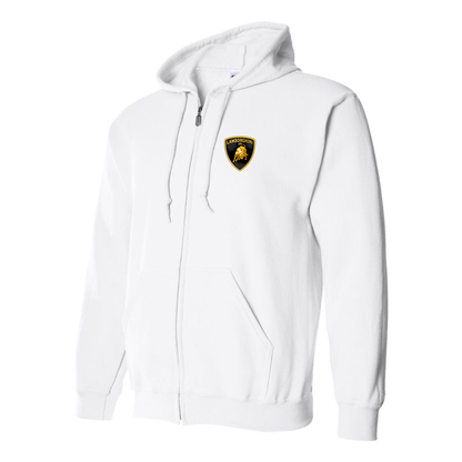 Men’s Lamborghini Car Zipper Hoodie