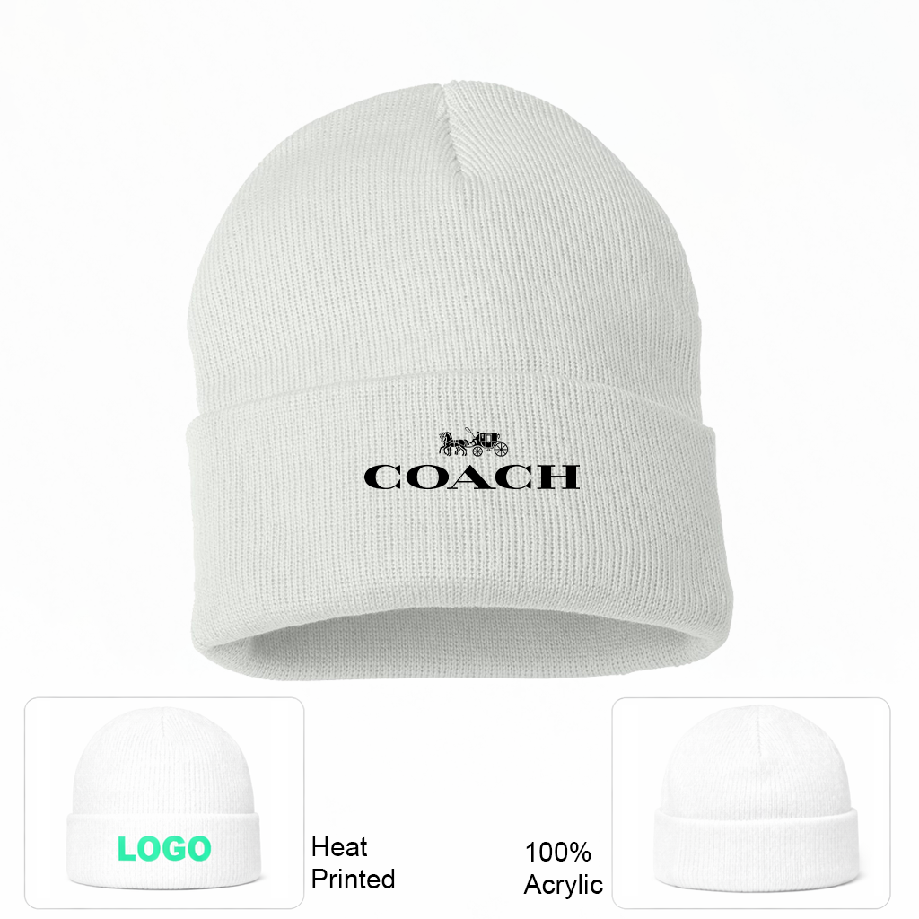Coach Cuffed Beanie Hat