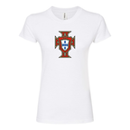 Women's Portugal National Soccer Team Round Neck T-Shirt