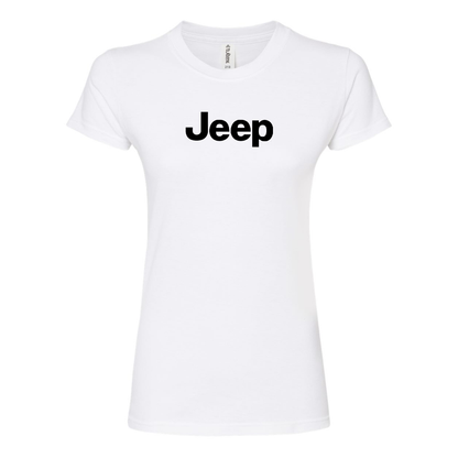 Women’s Jeep Car Round Neck T-Shirt