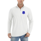 Men’s  Everton FC - Lightweight Quarter-Zip Athletic Shirt – Long Sleeve Performance Wear