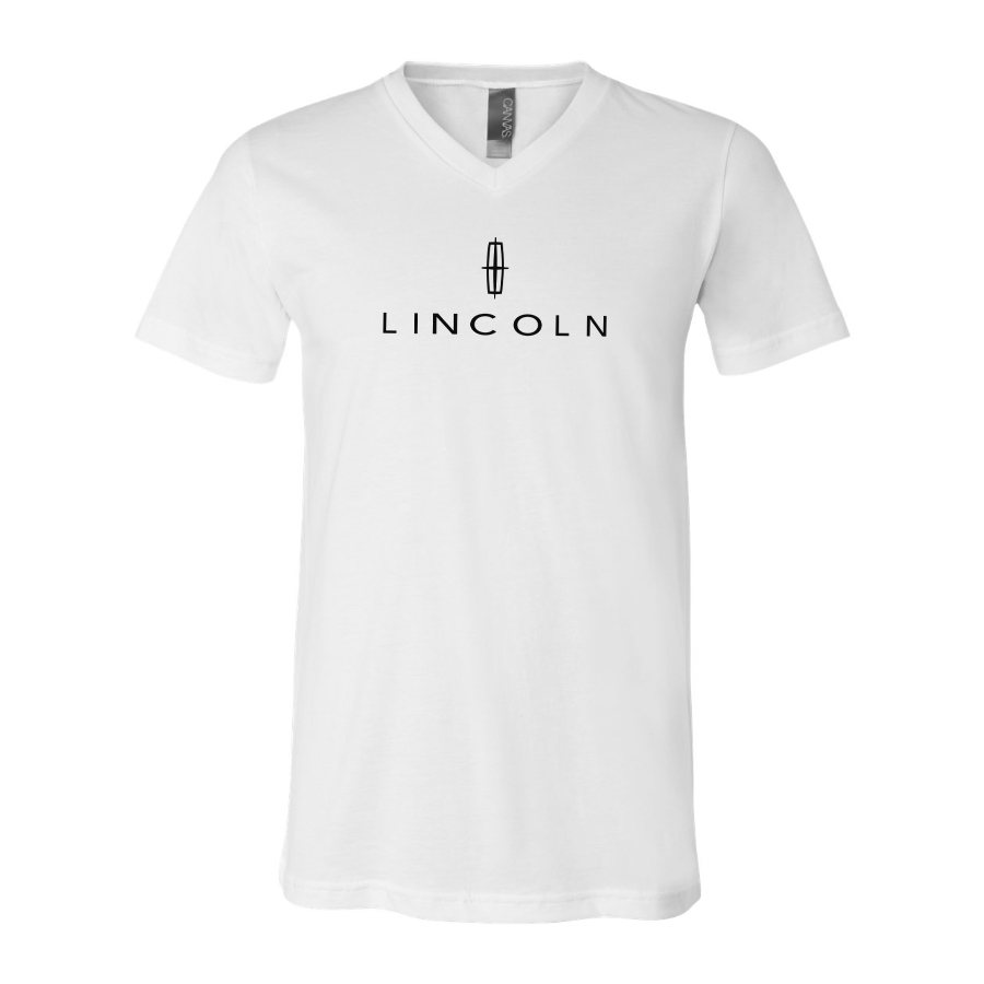 Men’s Lincoln Car - BELLA + CANVAS - Jersey V-Neck Tee - 3005