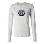 Women's Alfa Romeo Car Long Sleeve T-Shirt