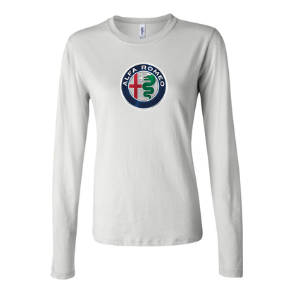 Women's Alfa Romeo Car Long Sleeve T-Shirt