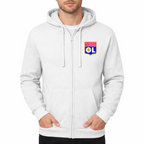 Men's Olympique Lyonnais FC Zipper Hoodie