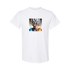Men's Goku Fire Dragon Ball Z Cartoon Cotton T-Shirt