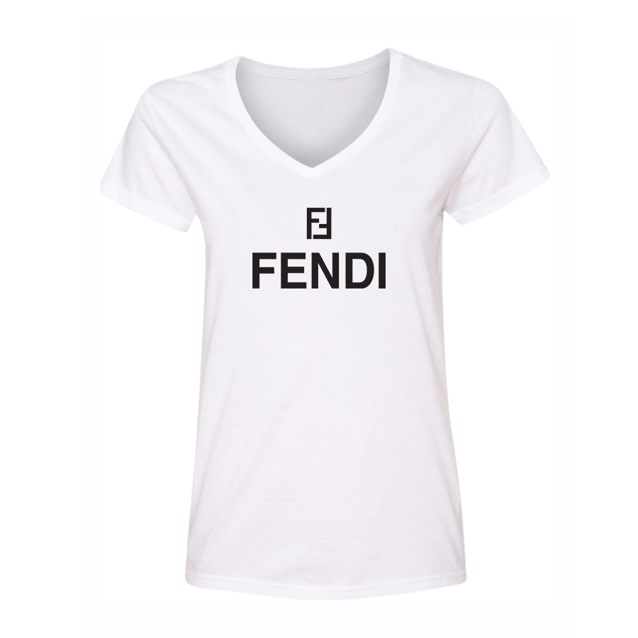 Women's Fendi V-Neck T-Shirt