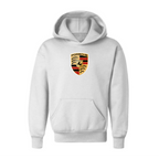Youth Kids Porsche Car Pullover Hoodie