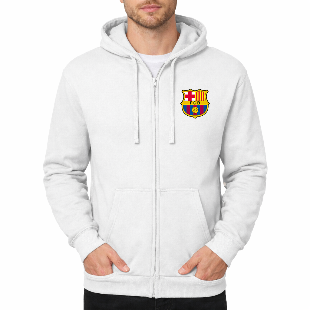 Men's F.C. Barcelona Soccer Zipper Hoodie