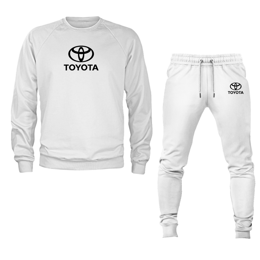 Men’s Toyota Motorsport Car Crewneck Sweatshirt Joggers Suit