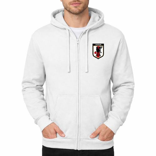 Men's Japan National Soccer Team Zipper Hoodie
