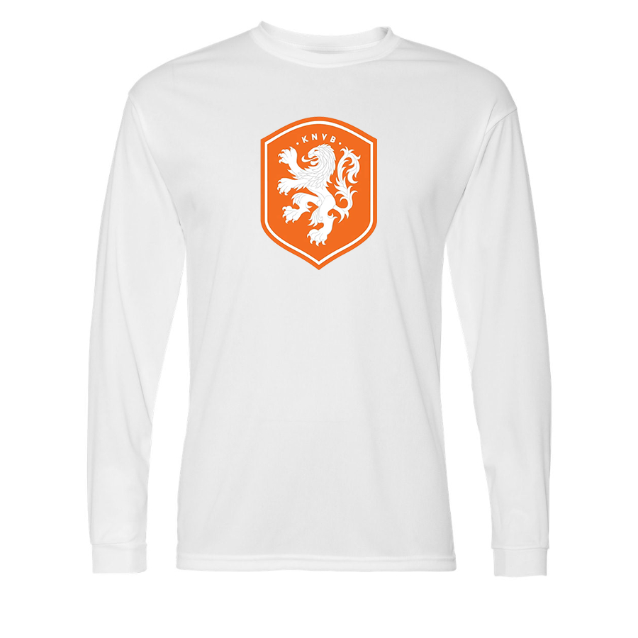 Men’s Netherlands National Soccer Team - C2 Sport - Performance Long Sleeve T-Shirt - 5104