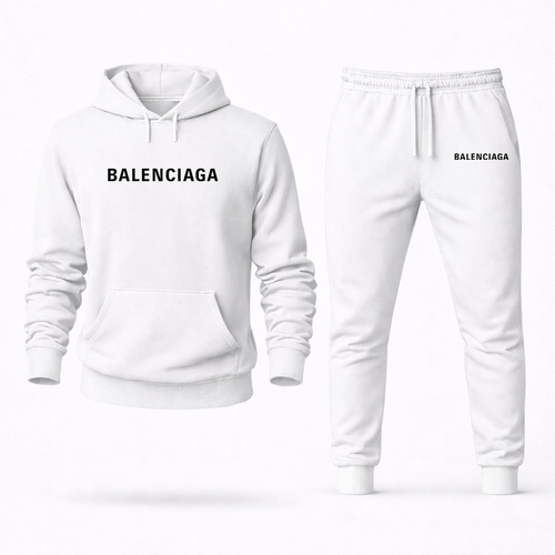 Men's Balenciaga Hoodie Joggers Set