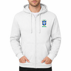 Men's Brasil National Soccer Team Zipper Hoodie