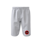 Men's Deadpool Marvel Superhero Athletic Fleece Shorts