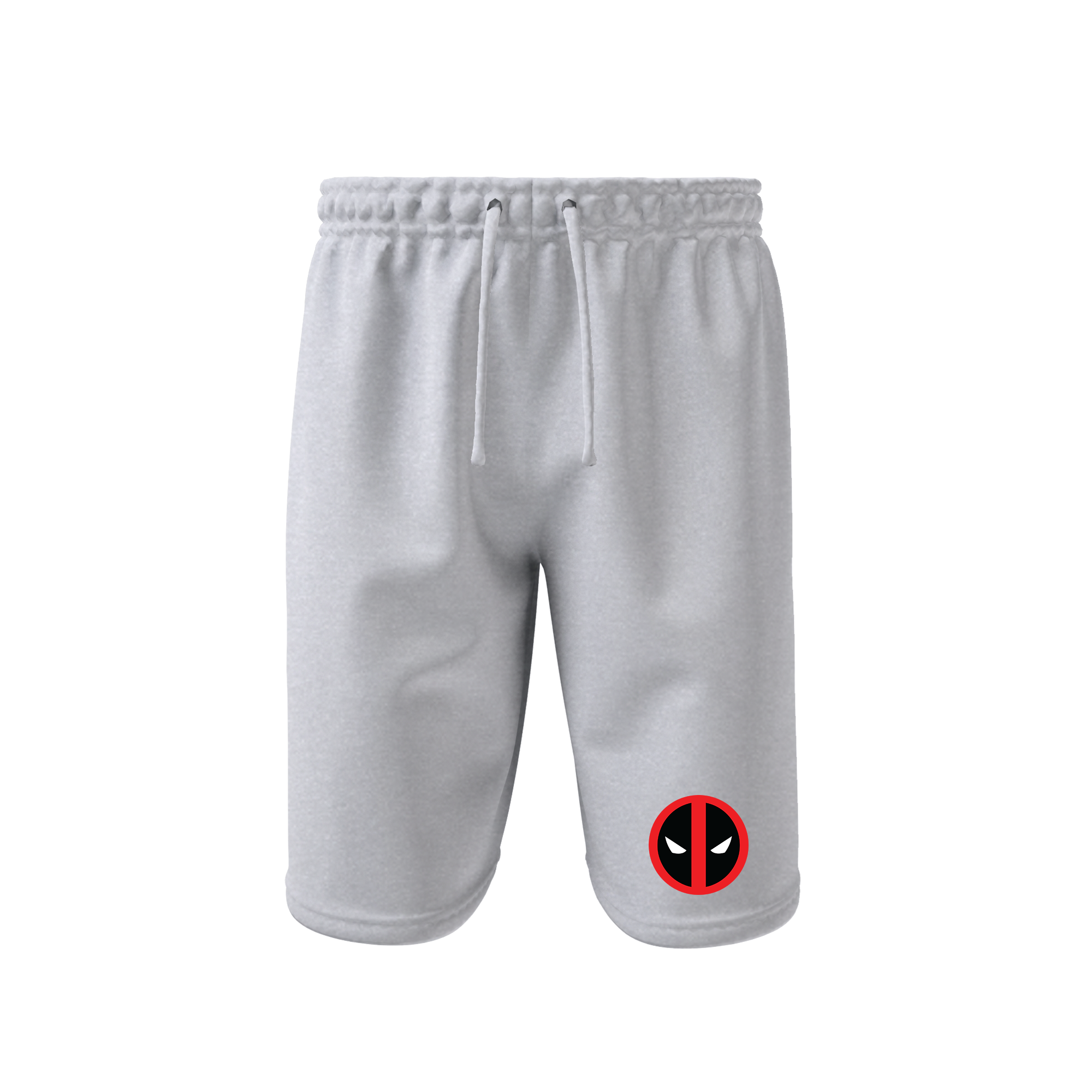 Men's Deadpool Marvel Superhero Athletic Fleece Shorts