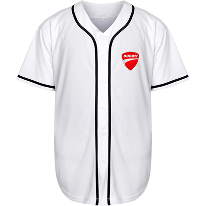 Men’s Ducati Motorcycle Baseball Jersey