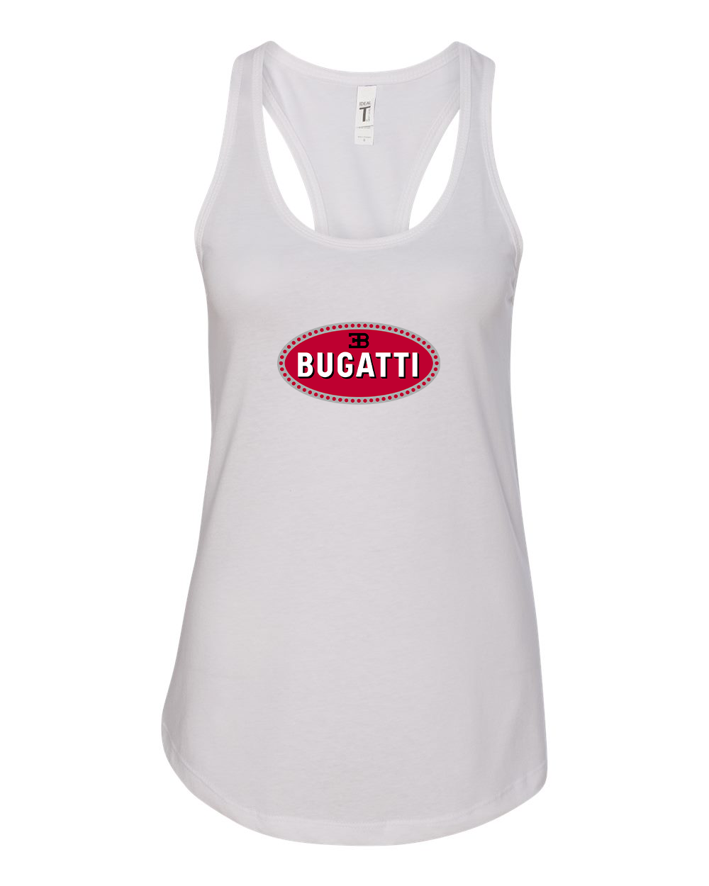 Women's Bugatti Car Racerback Tank Top