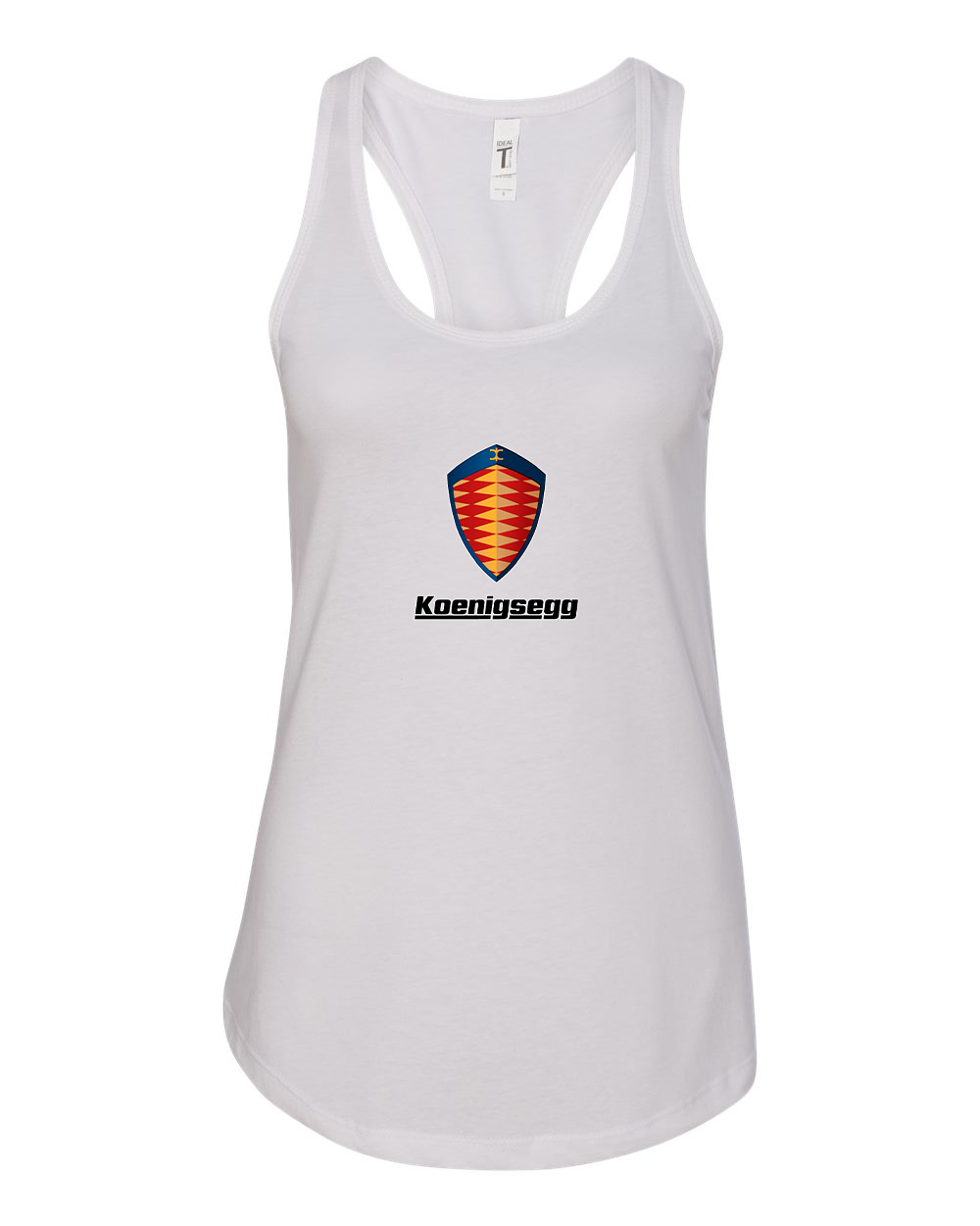 Women's Koenigsegg Car Racerback Tank Top