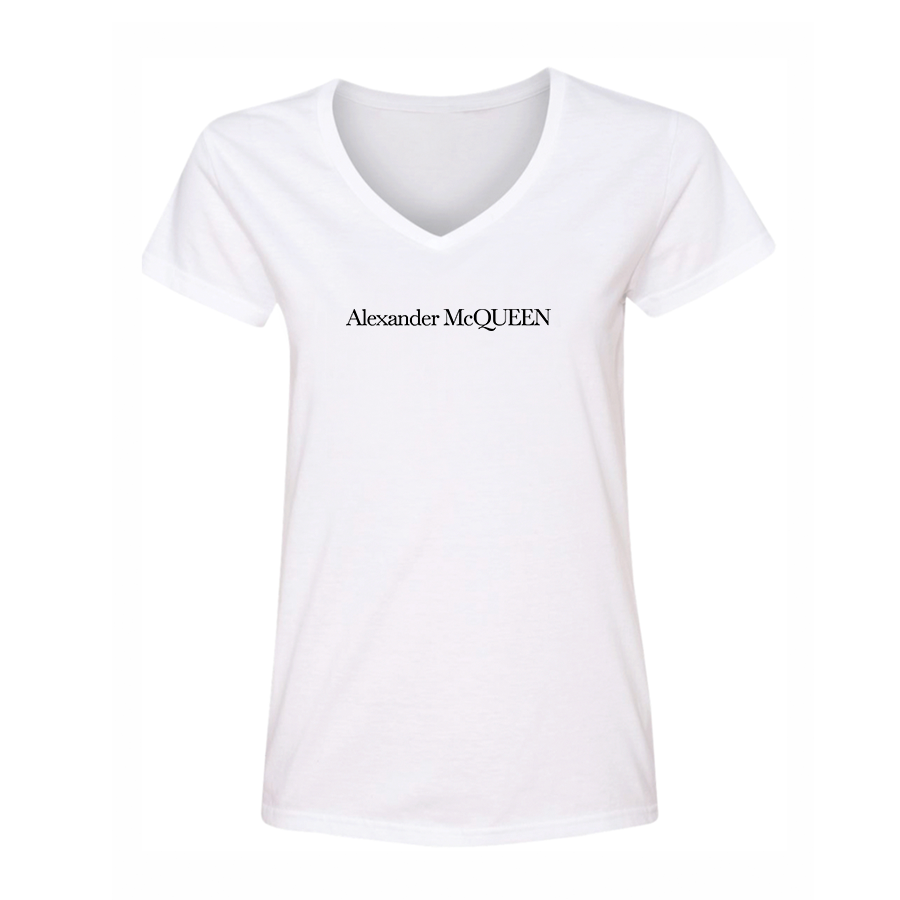 Women's Alexander McQueen V-Neck T-Shirt
