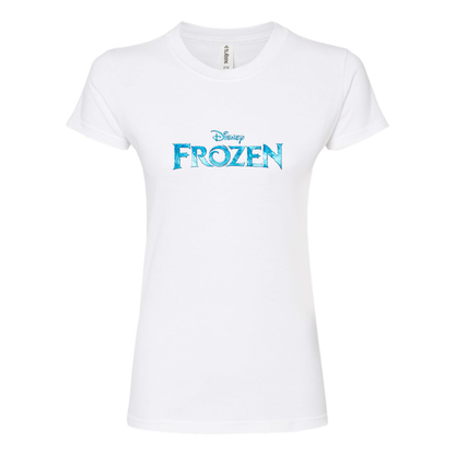 Women’s Frozen Disney Cartoon Round Neck T-Shirt