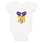 Kobe Bryant Mamba 24 Baby Romper Onesie