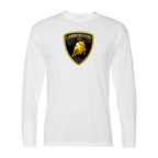 Men's Lamborghini Car -  Polyester Long Sleeve T-Shirt