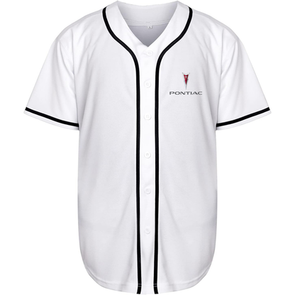 Men’s Pontiac Car Baseball Jersey