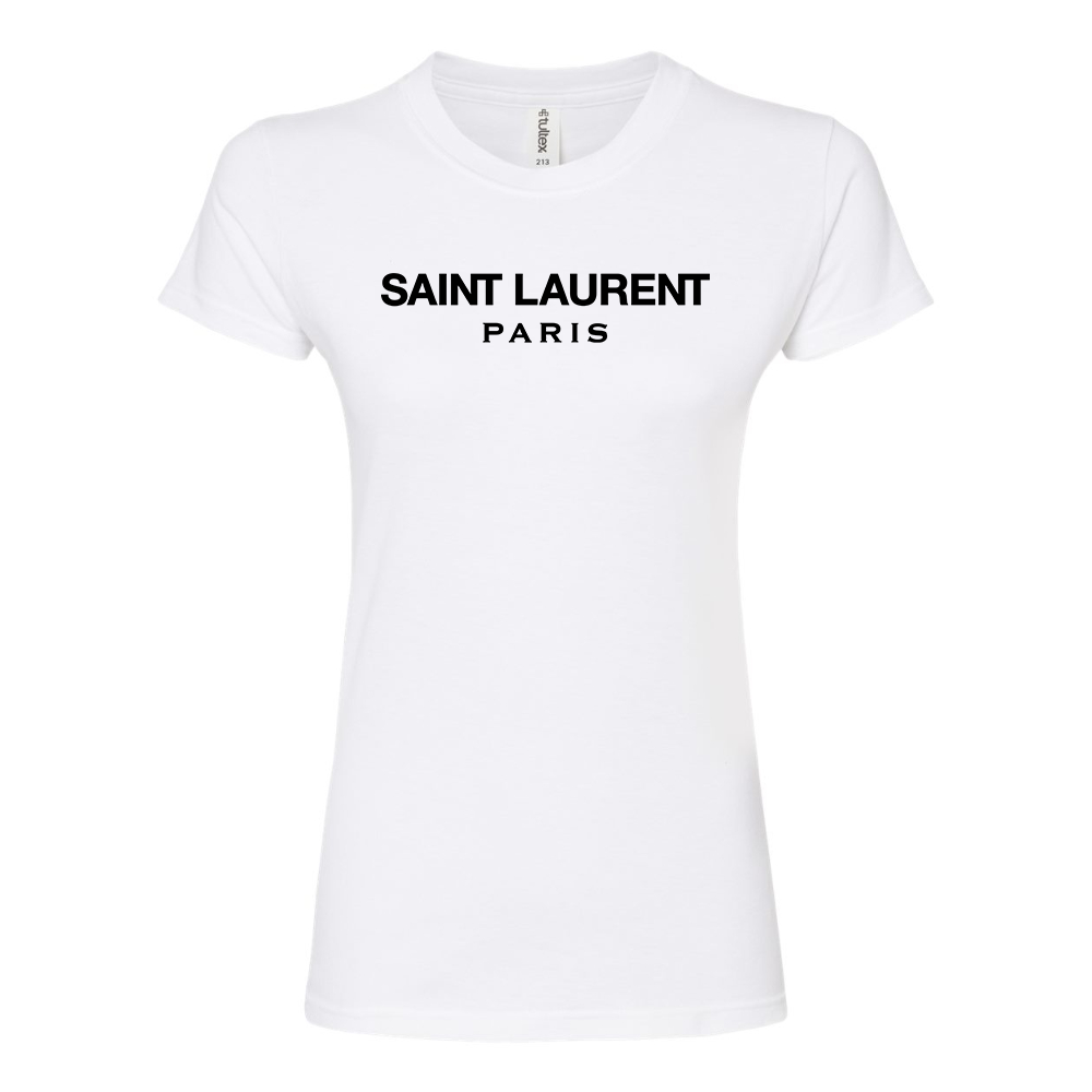 Women's  Saint Laurent Round Neck T-Shirt