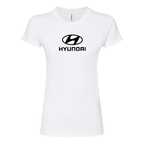 Women’s Hyundai Car Round Neck T-Shirt