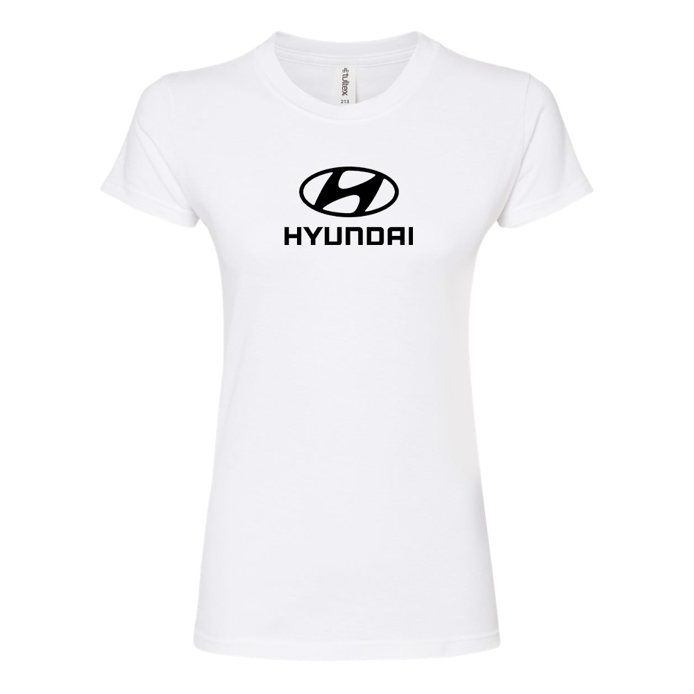 Women’s Hyundai Car Round Neck T-Shirt