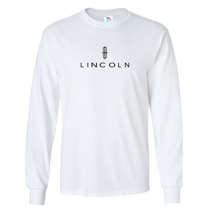 Youth Kids Lincoln Car Long Sleeve T-Shirt