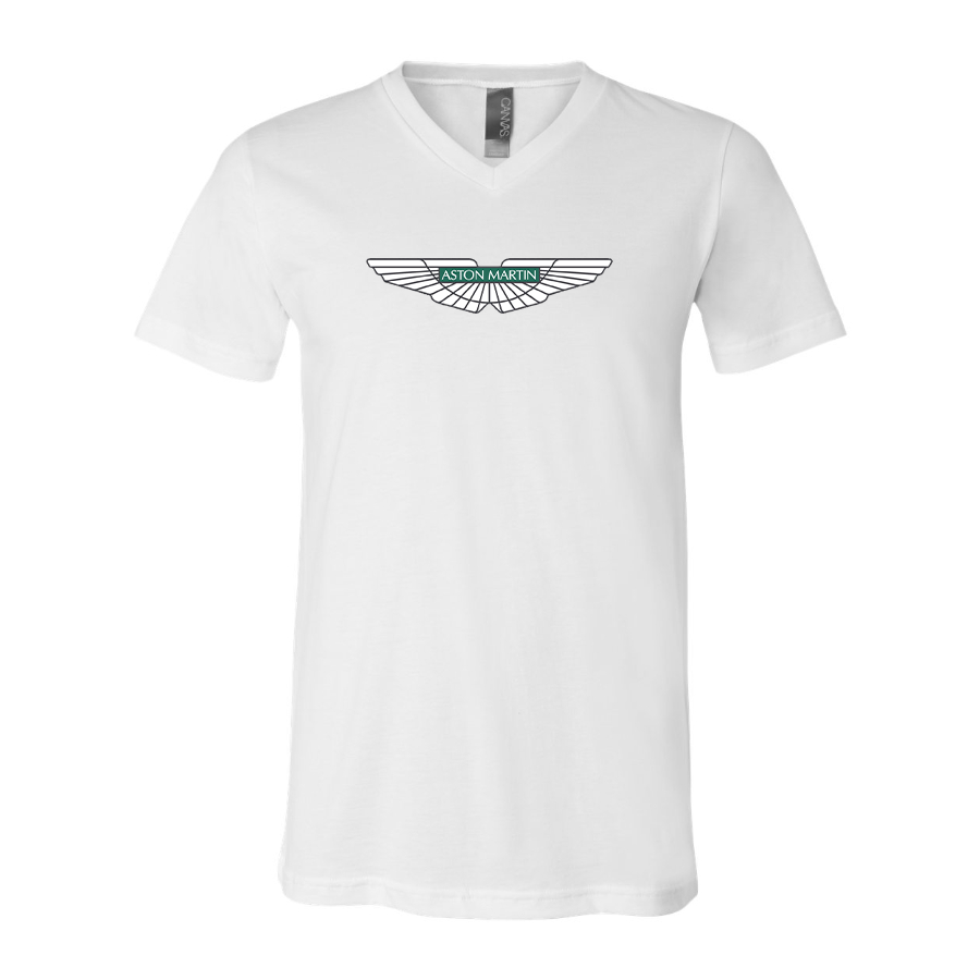 Men’s Aston Martin Car - BELLA + CANVAS - Jersey V-Neck Tee - 3005