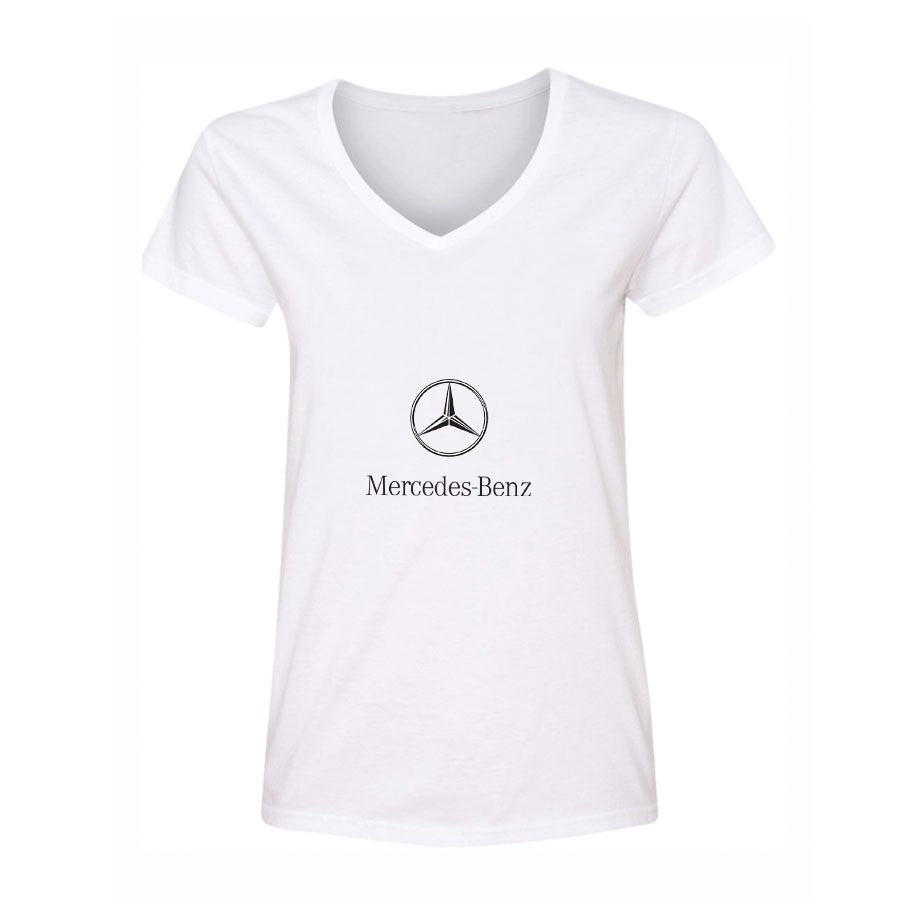 Women's Mercedes-Benz Luxury Car V-Neck T-Shirt