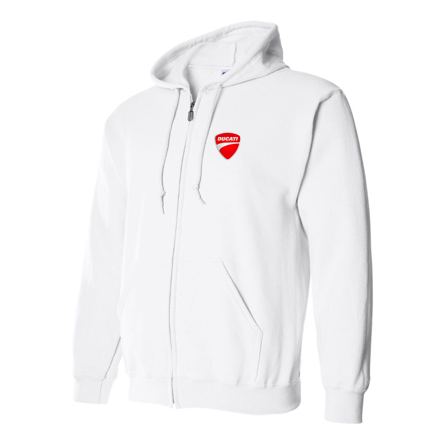 Men’s Ducati Motorcycle Zipper Hoodie