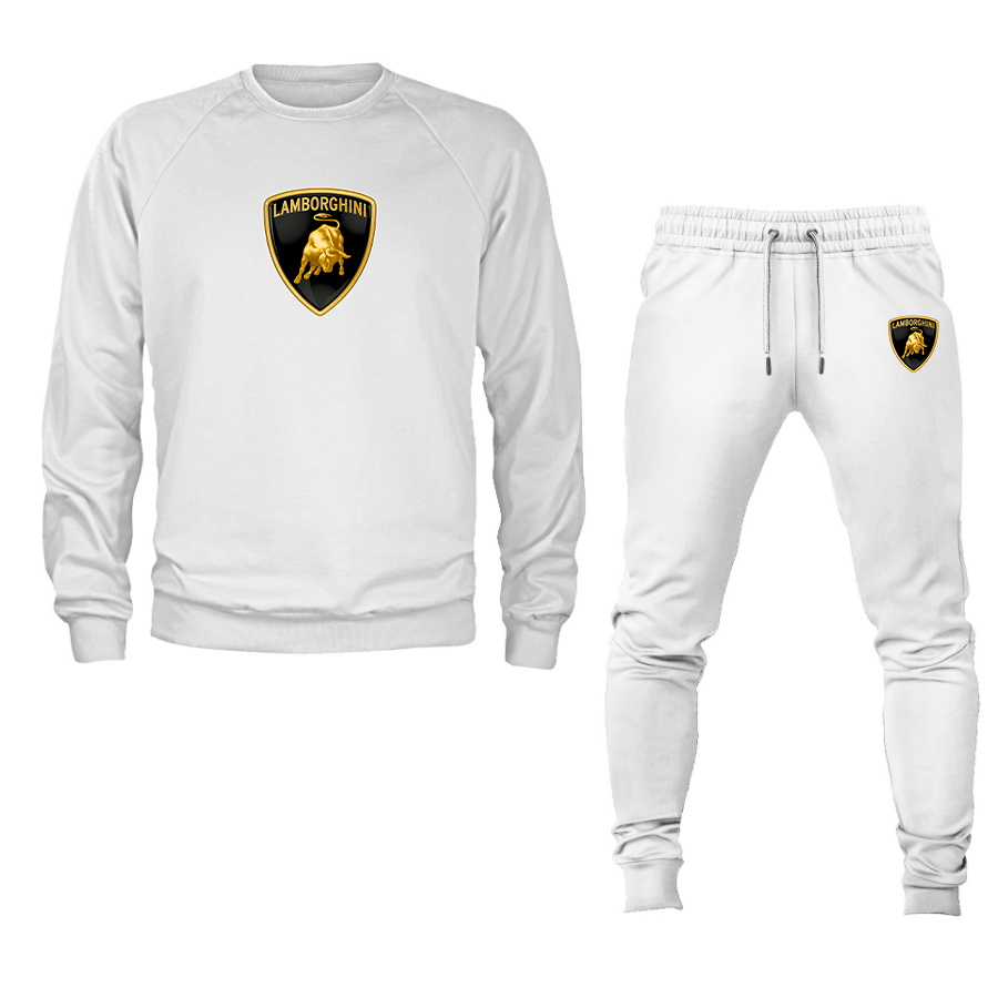 Men’s LamborghiniCar Crewneck Sweatshirt Joggers Suit