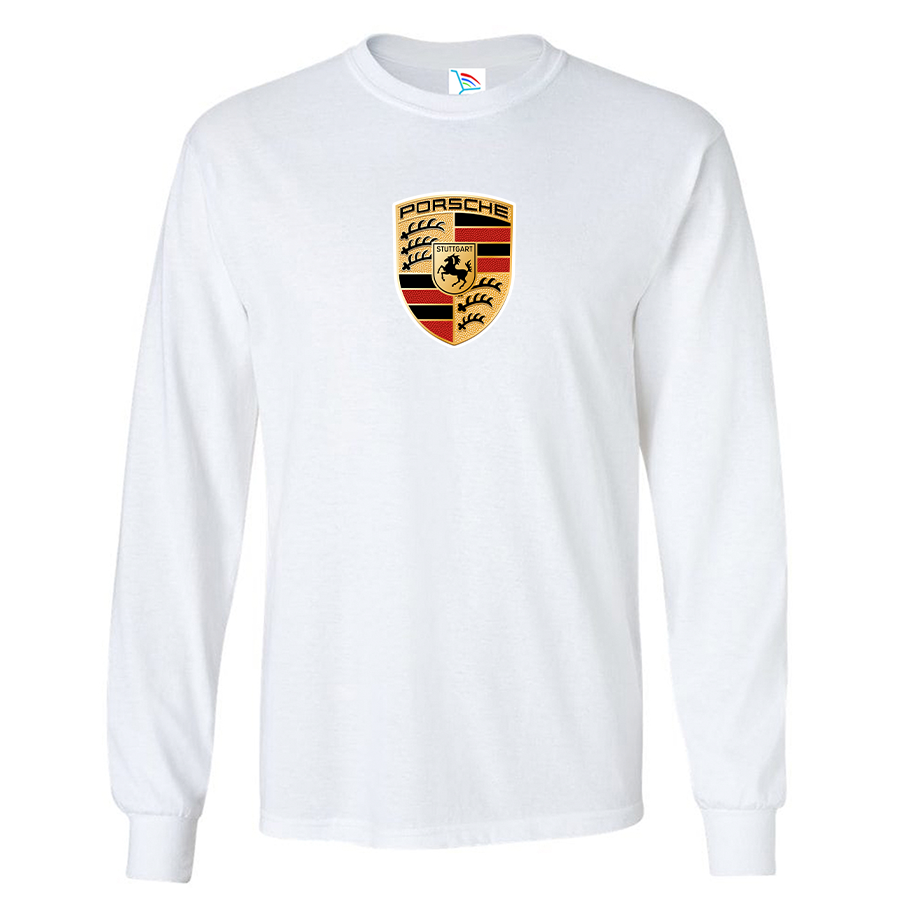 Youth Kids Porsche Car Long Sleeve T-Shirt