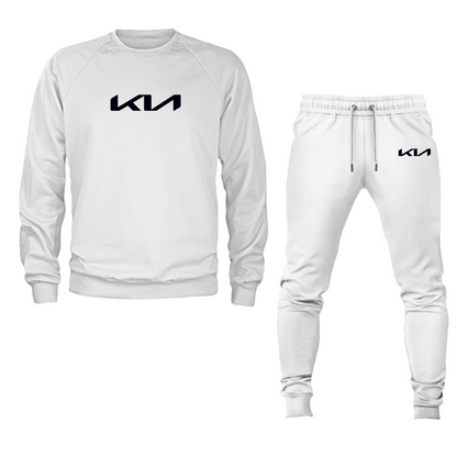 Men’s Kia Car Crewneck Sweatshirt Joggers Suit