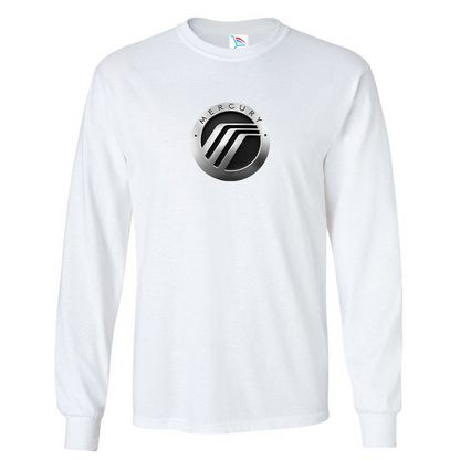 Youth Kids Mercury Car Long Sleeve T-Shirt