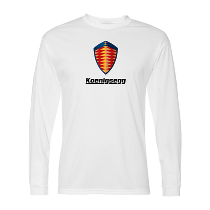 Men's Koenigsegg Car - C2 Sport - Performance Long Sleeve T-Shirt - 5104