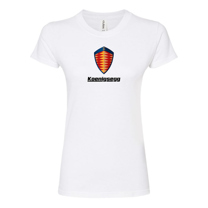 Women’s Koenigsegg Car Round Neck T-Shirt