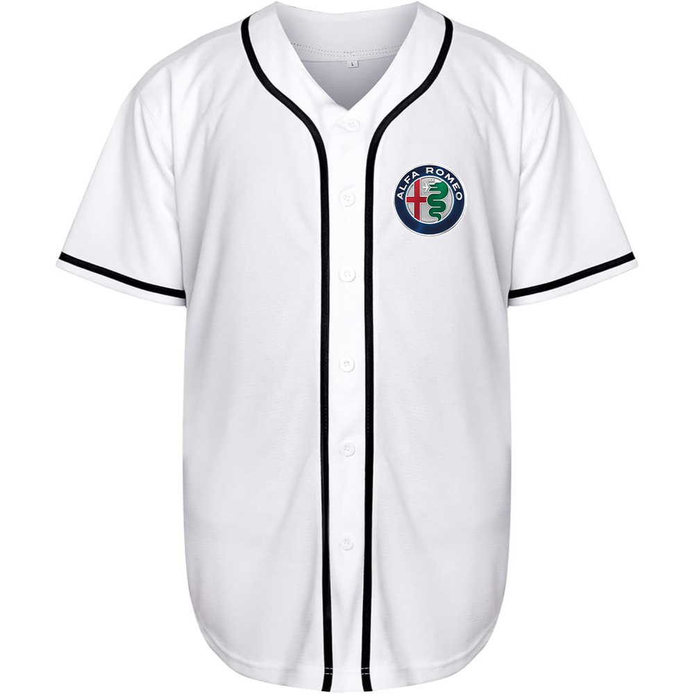 Men's Alfa Romeo Car Baseball Jersey