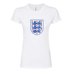 Women's England National Football Team Round Neck T-Shirt
