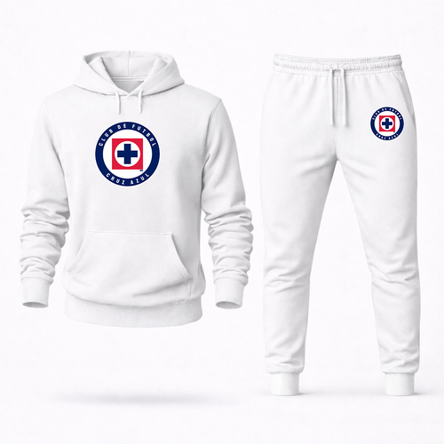 Men's Cruz Azul Football Club Hoodie Joggers Set
