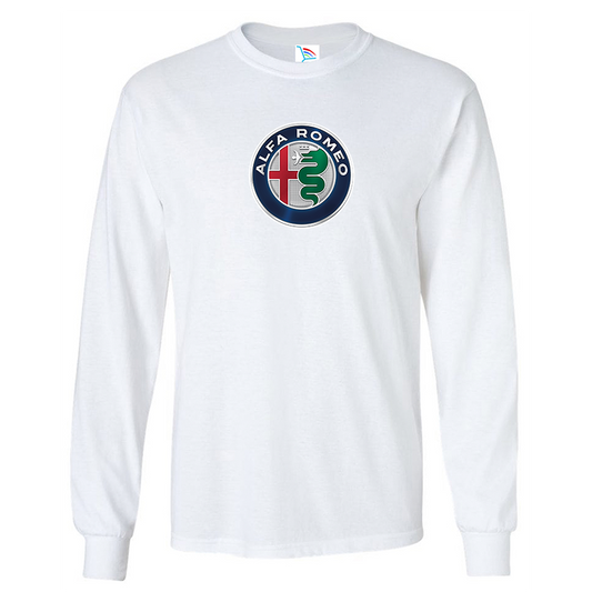 Youth Kids Alfa Romeo Car Long Sleeve T-Shirt