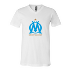 Men’s Olympique de Marseille FC - BELLA + CANVAS - Jersey V-Neck Tee - 3005